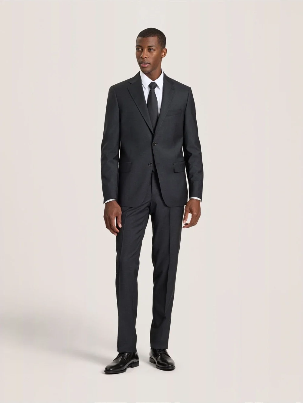 Ted Baker Endurance Men's Black Two-Button - Sleek Tailored Blazer 40S